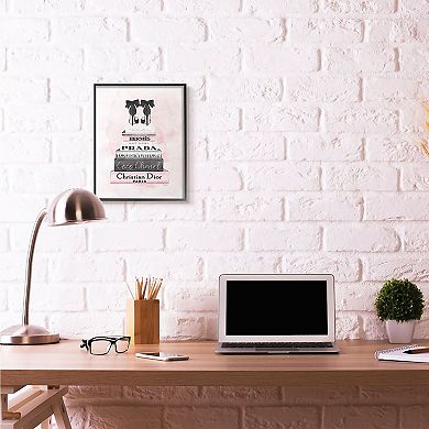 Stupell Home Decor Black Heels Black Framed Wall Art