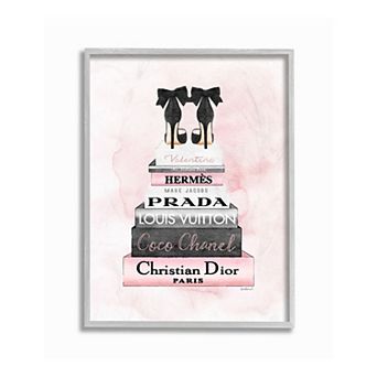 Stupell Home Decor Black Heels Fashion Framed Wall Art