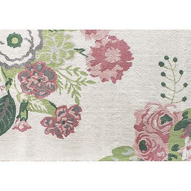 Rugs America Rose Garden Print Area Rug