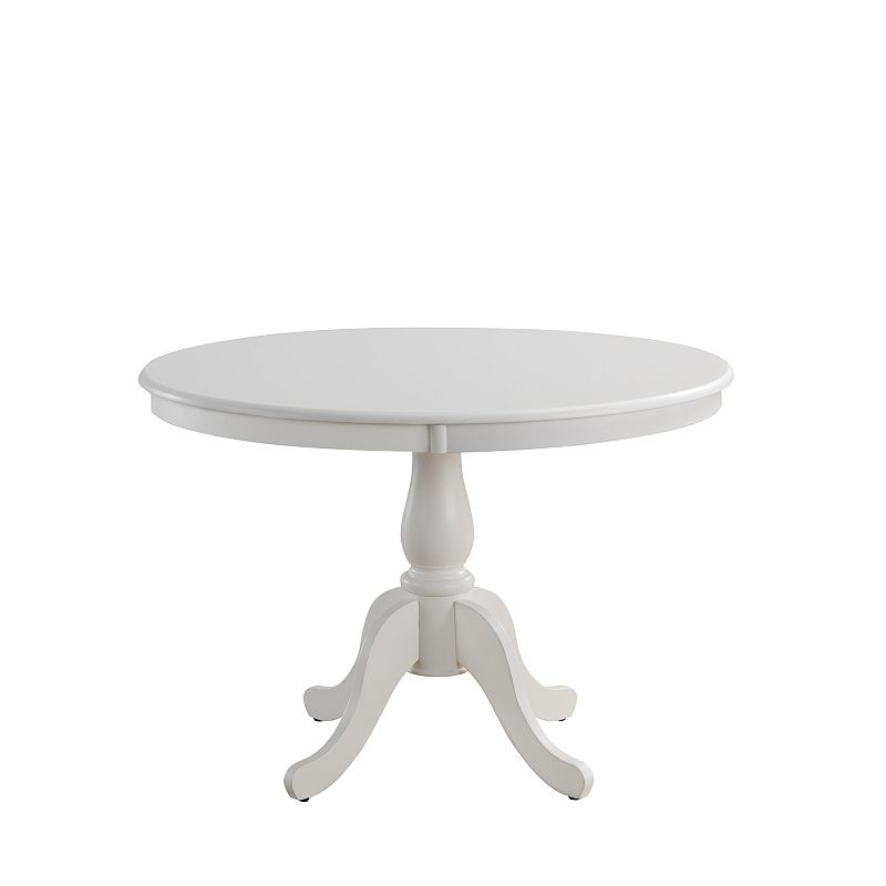 Carolina Cottage Fairview 42-in. Pedestal Dining Table, White