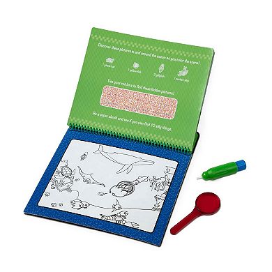 Melissa & Doug On the Go Water Wow! Reusable Water-Reveal Deluxe Activity Pad--Animal Antics