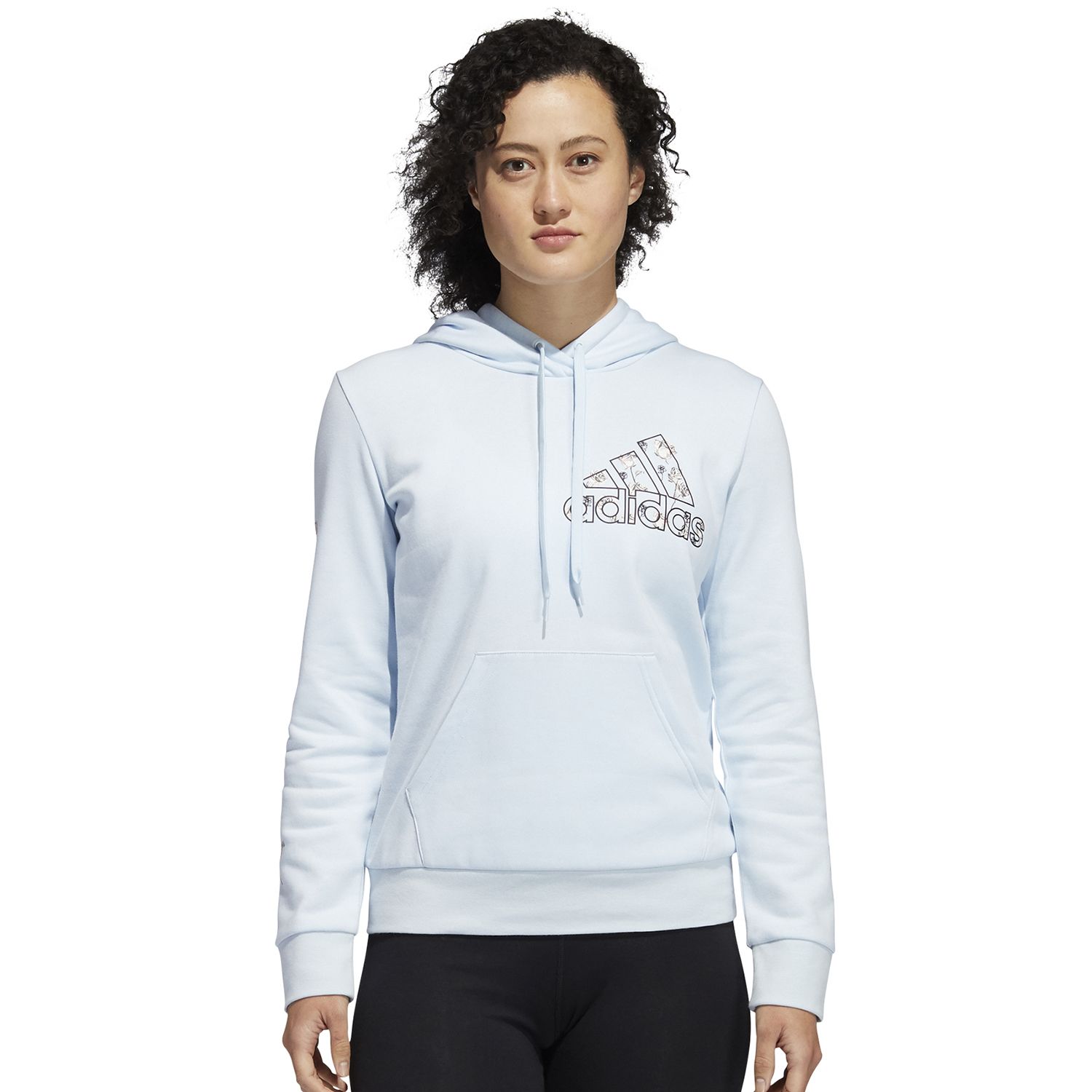 adidas logo hoodie women's