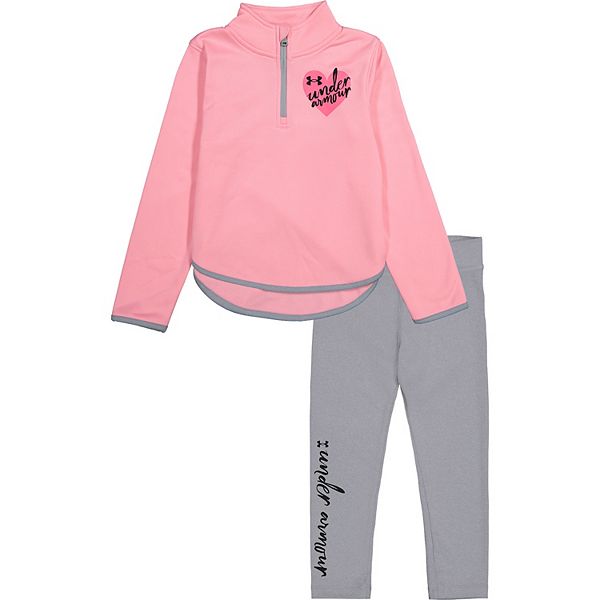 Baby Girl Under Armour Heartbeat Jacket & Leggings Set