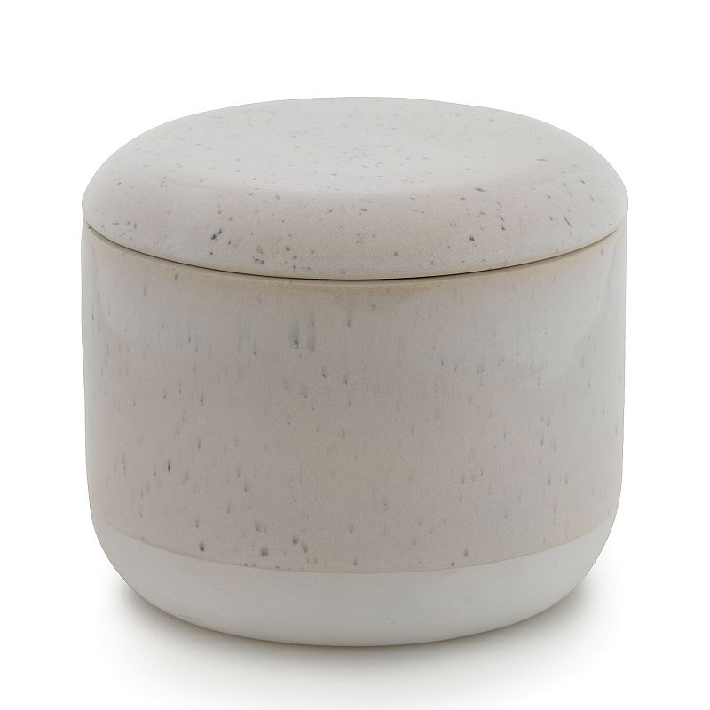 Cassadecor Calistoga Cotton Jar, White, CVRED JAR