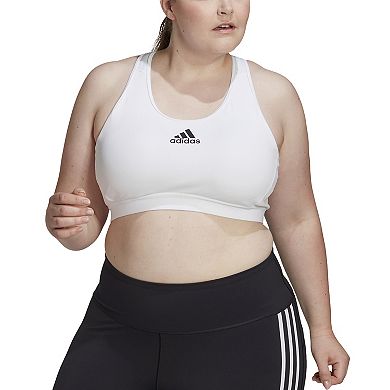 Plus Size adidas Don't Rest Alphaskin Medium Support Sports Bra