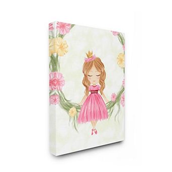 Stupell Home Decor Glam Princess Canvas Wall Art