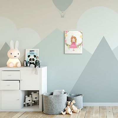 Stupell Kids Room Fairy Princess With Daisies Wall Plaque - 10x15 Inch Rectangle Decor