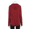Women's Tek Gear Plus Size Ultrasoft Fleece Hoodie - Night Sangria - 2X