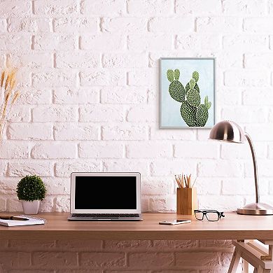 Stupell Home Decor Desert Cactus Prickly Pear Framed Wall Art