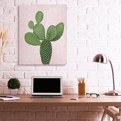Stupell Home Decor Prickly Cactus Canvas Wall Art