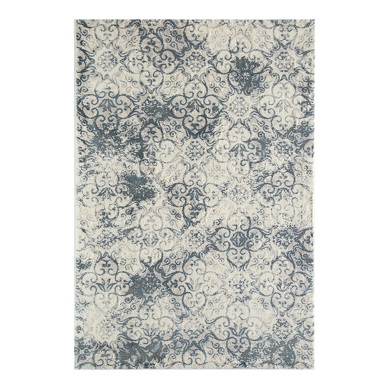 Rugs America Windsor Rug, Blue, 5X8 Ft