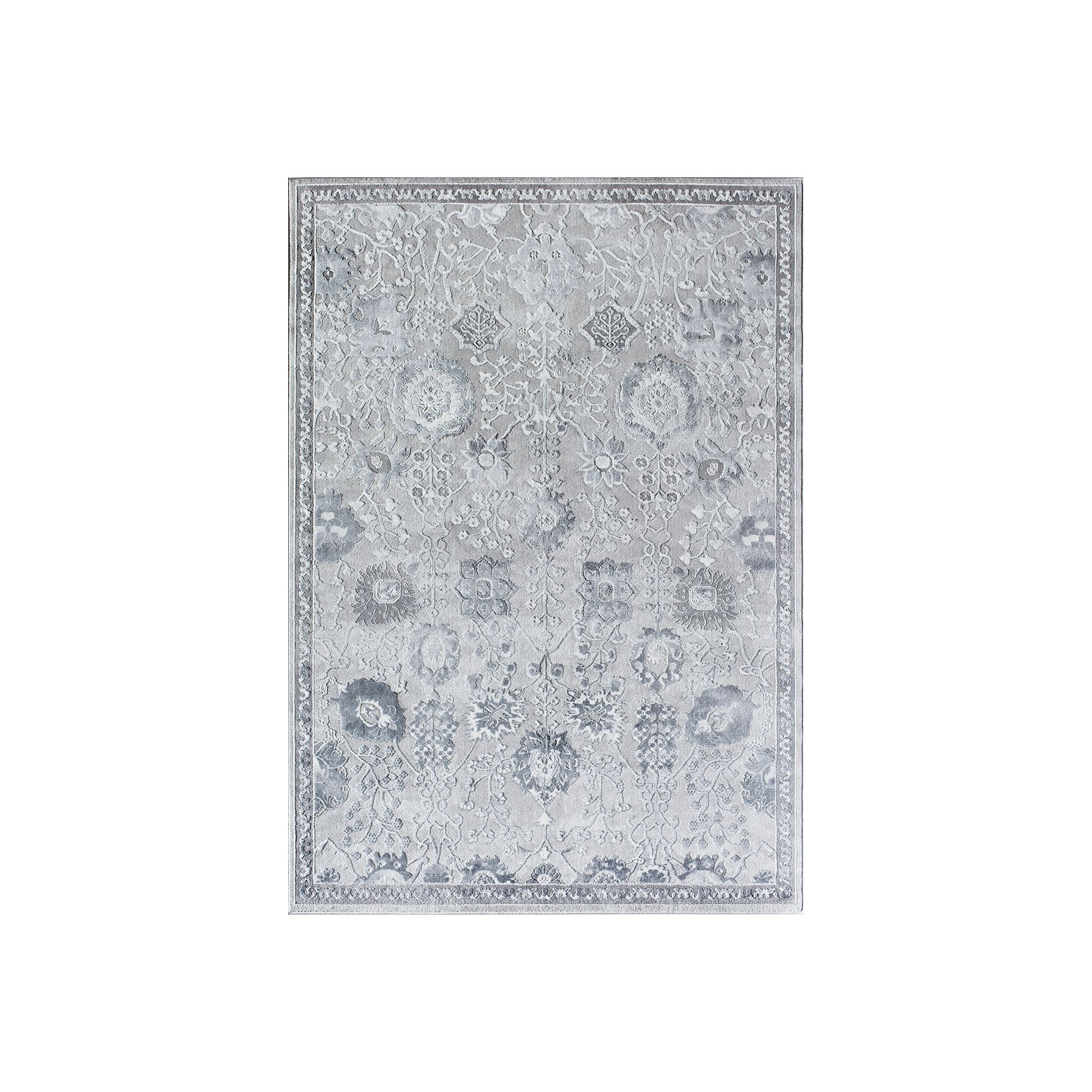 Rugs America Emali Ash Rug, Gray