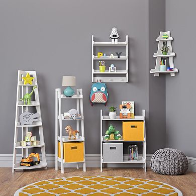 RiverRidge Home Kids Corner Ladder Wall Shelf