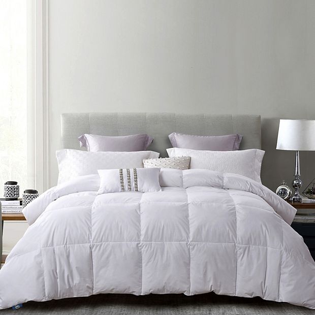 Serta White Duck Feather Down Comforter