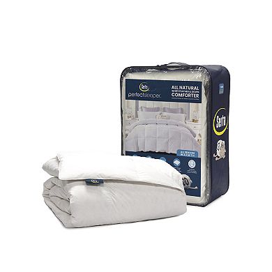 Serta White Duck Feather & Down Comforter