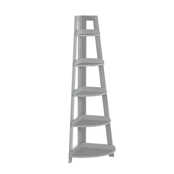 RiverRidge Home Kids 5Tier Corner Ladder Shelf
