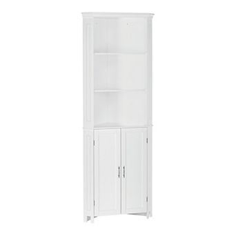 RiverRidge Home Somerset Tall Two-Door Corner Cabinet