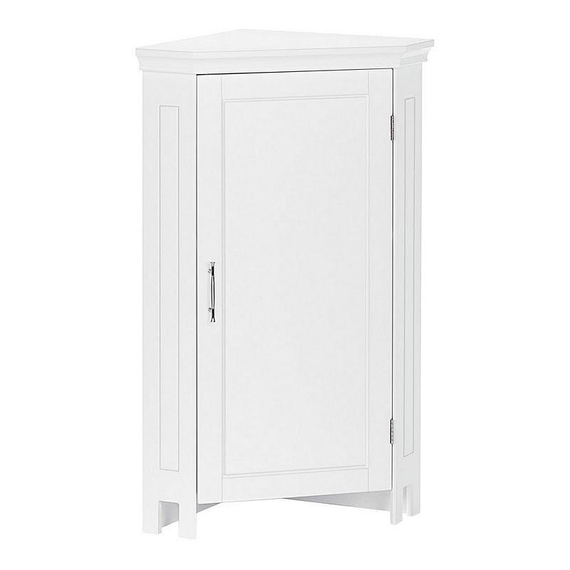 RiverRidge Home Somerset Single Door Corner Cabinet, White