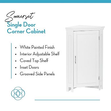 RiverRidge Home Somerset Single Door Corner Cabinet
