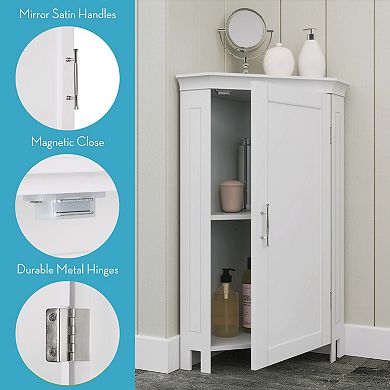RiverRidge Home Somerset Single Door Corner Cabinet