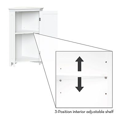 RiverRidge Home Somerset Single Door Corner Cabinet