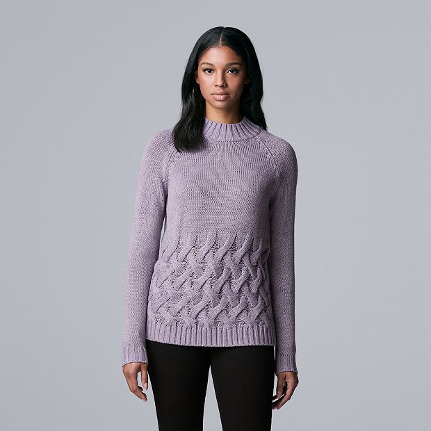 Vera wang shop sweater kohls