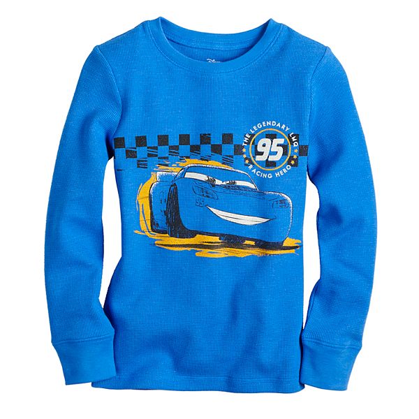 Disney / Pixar's Cars Boys 412 Lightning McQueen Thermal Graphic Tee by Jumping Beans®