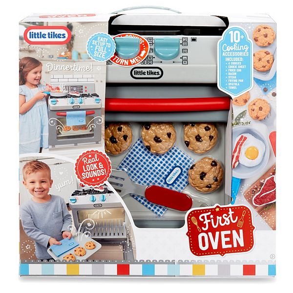  Little Tikes First Oven Realistic Pretend Play Appliance for  Kids, Play Kitchen with 11 Accessories and Realistic Cooking Sounds, Unique  Toy Multi-Color, Ages 2+ : Toys & Games