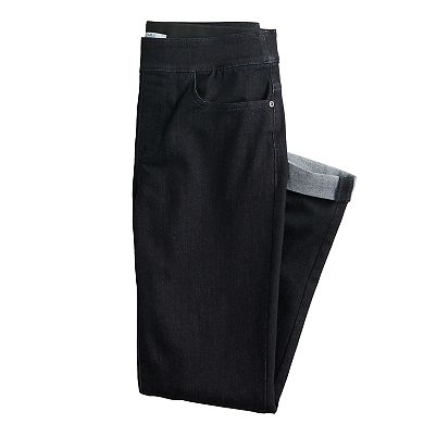 Women's Croft & Barrow® Pull-On Girlfriend Jeans