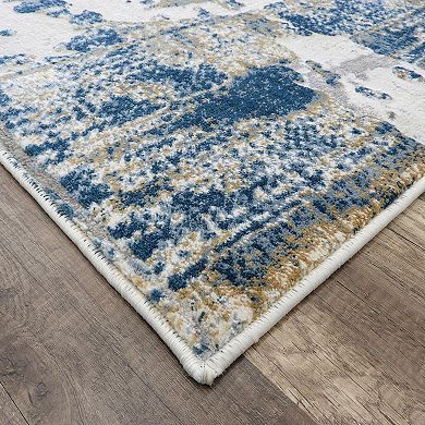 CosmoLiving Rugs America Astor Sapphire Blue Rug