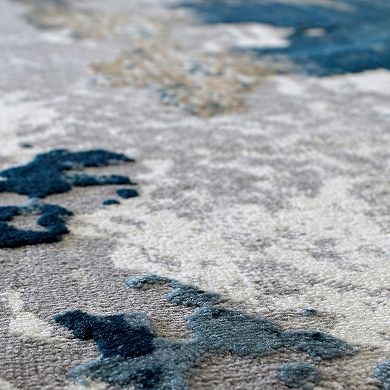 Rugs America Astor Sapphire Blue Rug
