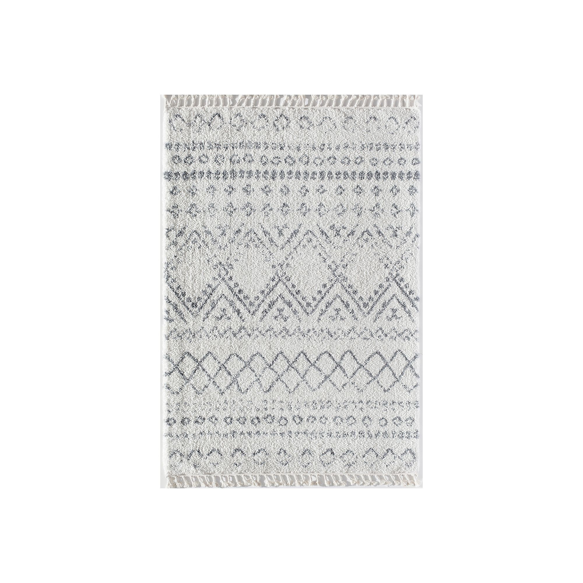 CosmoLiving Rugs America Moon Shadow Rug, Shadow Gray