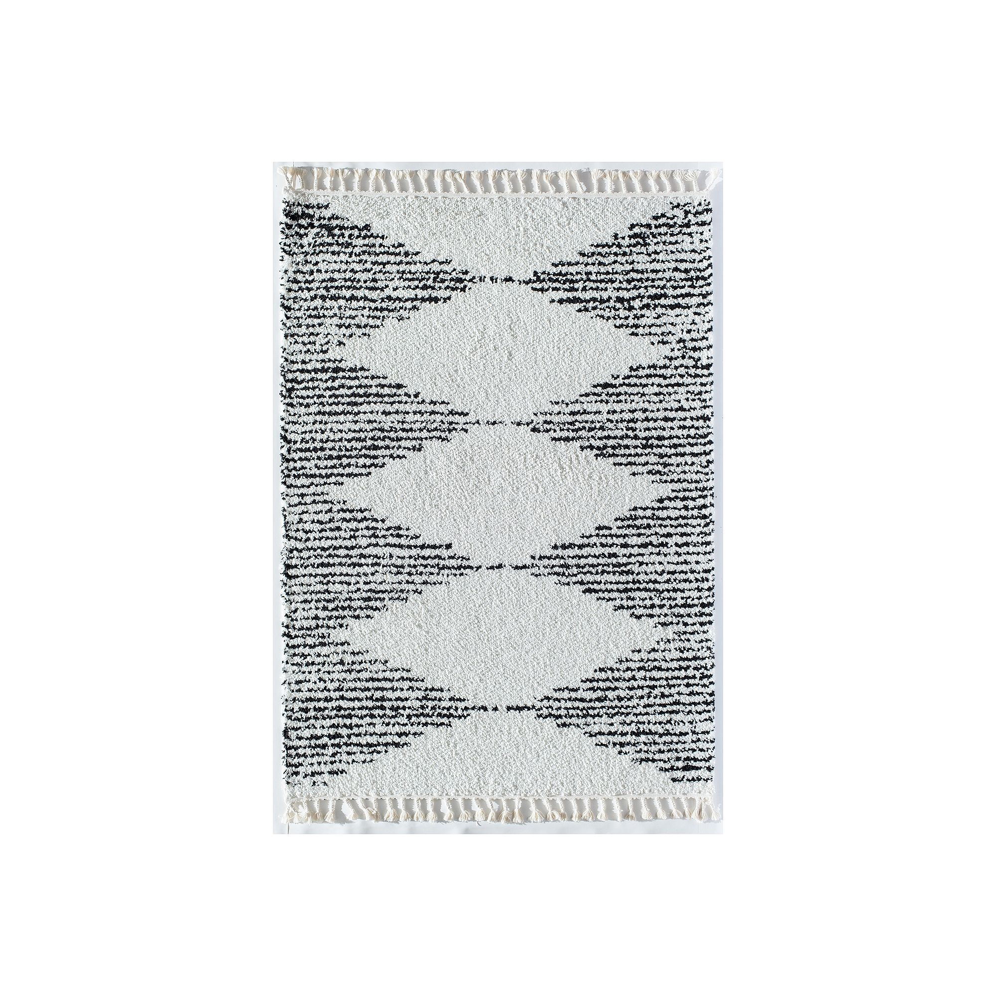CosmoLiving Rugs America Moon Heath Rug, Heath White