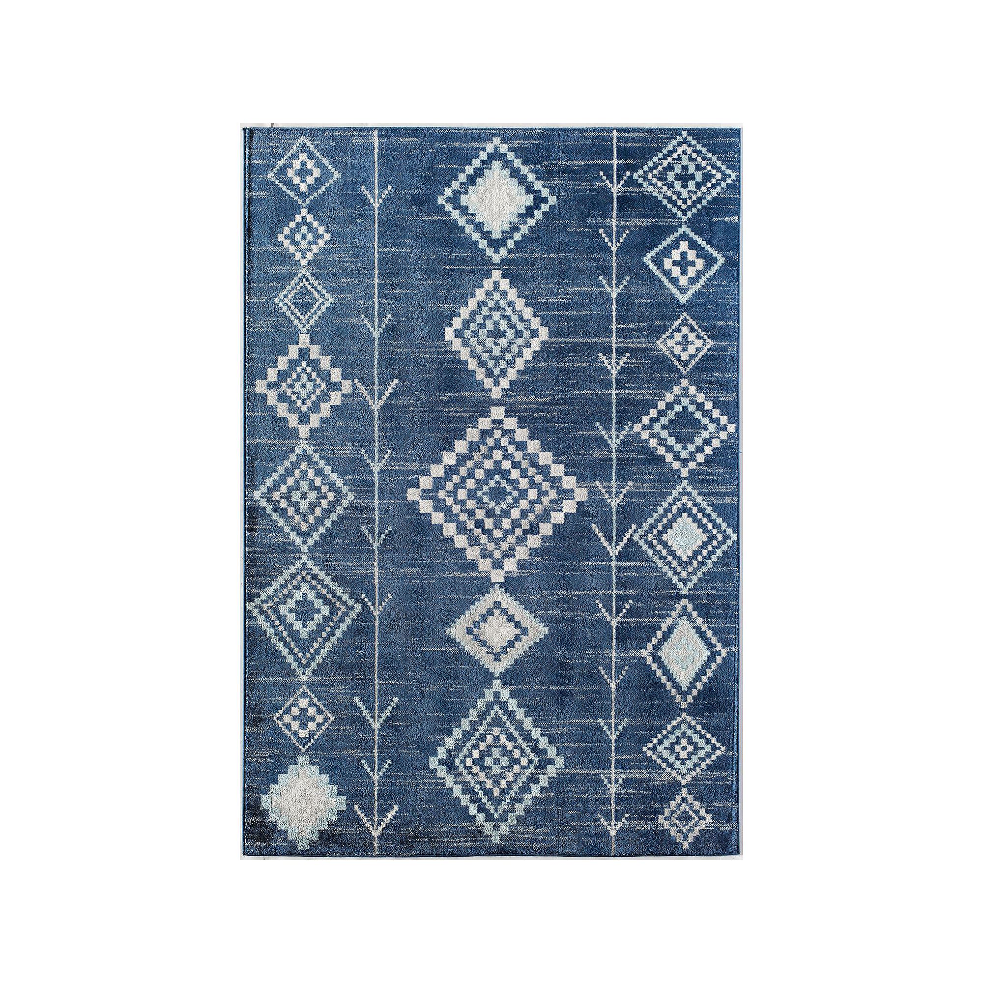 CosmoLiving Rugs America Soleil Collection Rug, Native Blues
