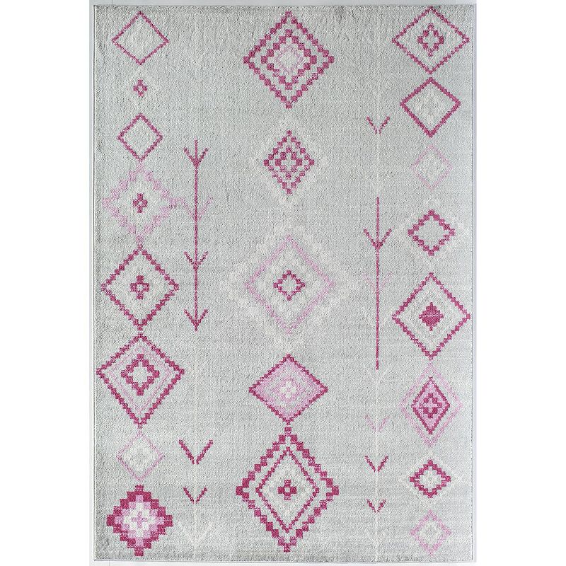 CosmoLiving Rugs America Soleil Collection Rug, Grey, 5X7 Ft