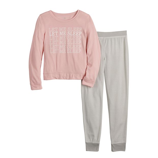 Girls plus size pjs hot sale