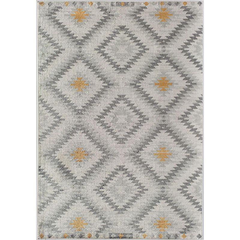 CosmoLiving Rugs America Soleil Collection Rug, Grey, 8X12 Ft
