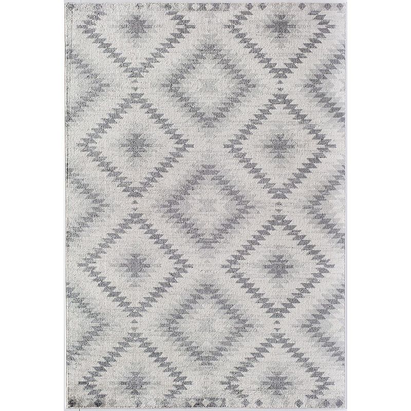 CosmoLiving Rugs America Soleil Collection Rug, White, 8X12 Ft