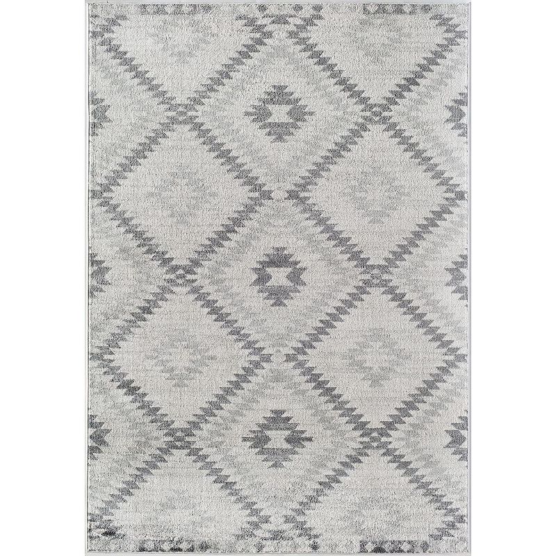 CosmoLiving Rugs America Soleil Collection Rug, White, 8X12 Ft