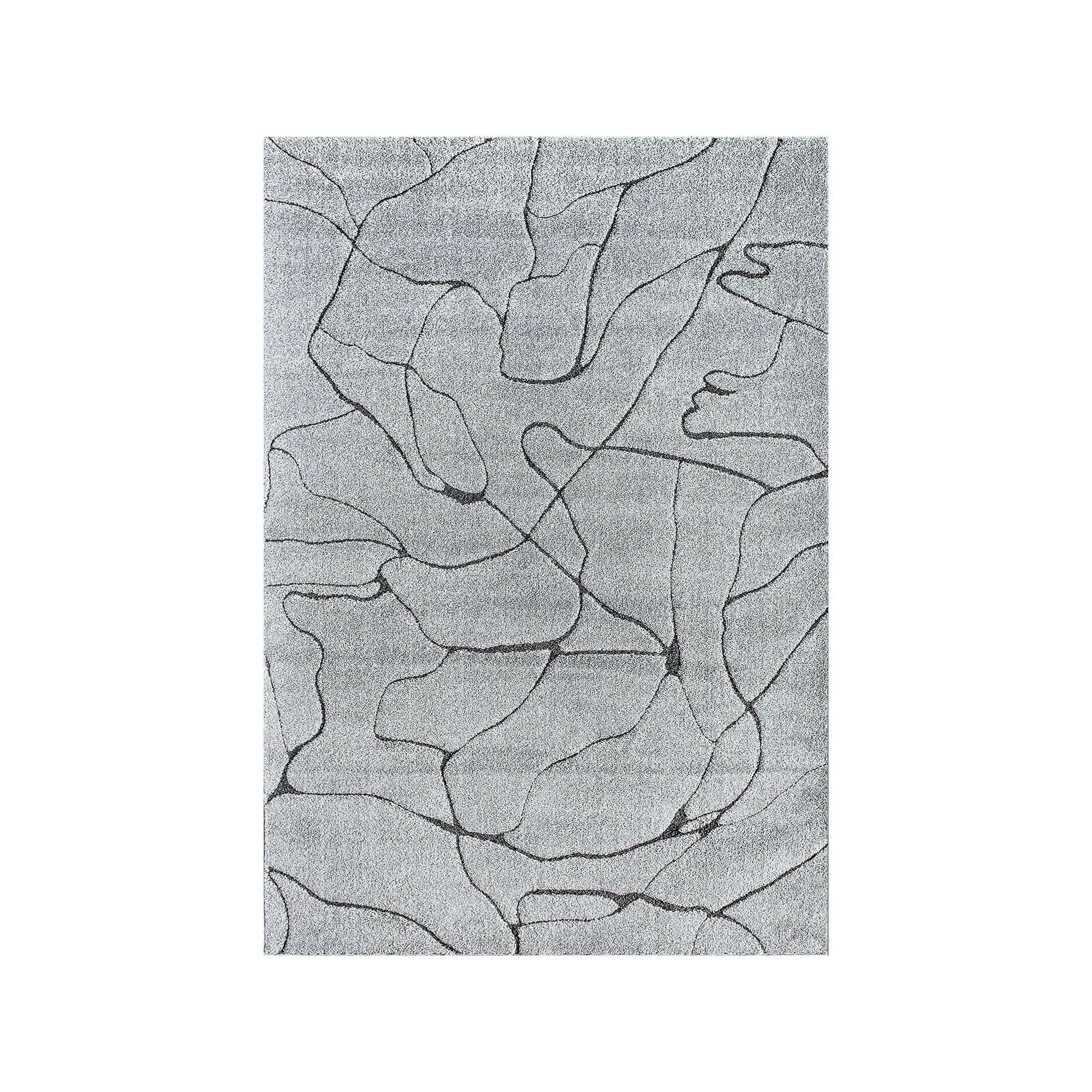 CosmoLiving Rugs America Chanai Abstract Rug, Granite