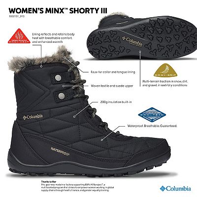 Columbia Minx Shorty III Women s Waterproof Winter Boots