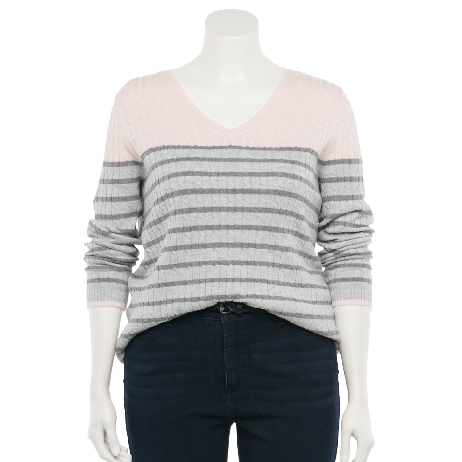 kohls womens plus sweaters