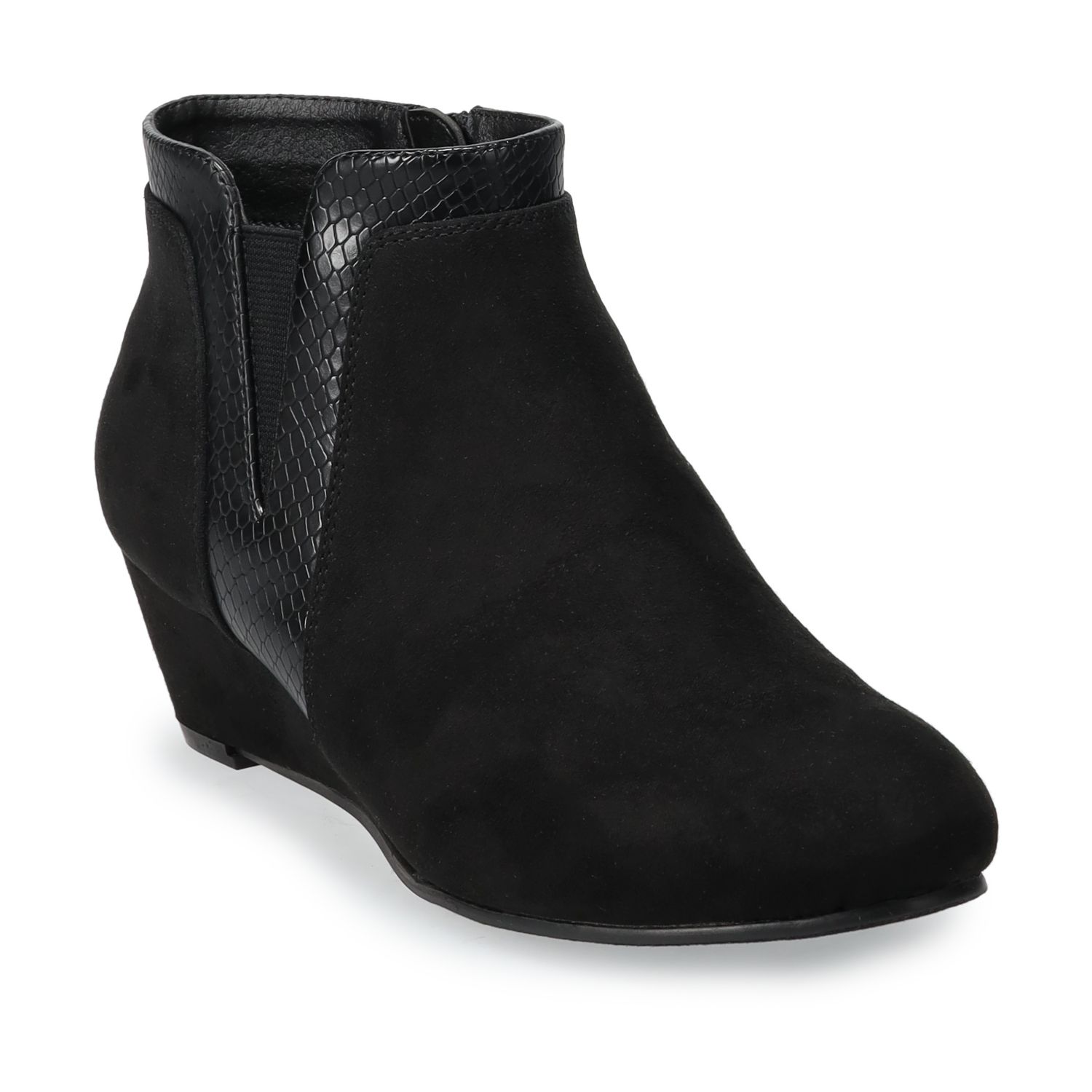 kohls womens wedge boots