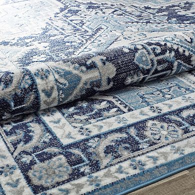 Rugs America Freya Midnight Blue Rug
