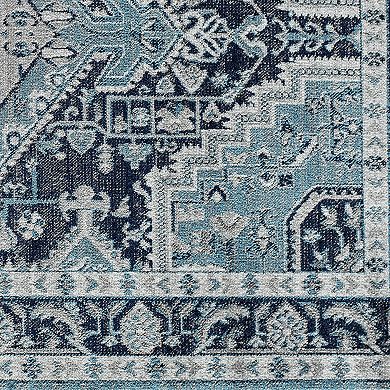 Rugs America Freya Midnight Blue Rug