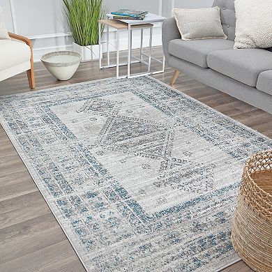 Rugs America Freya Gray Ivory Rug