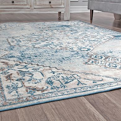 Rugs America Freya Powder Blue Rug