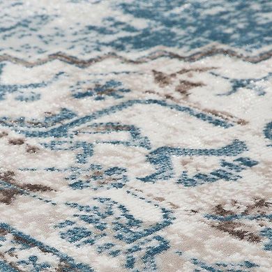 Rugs America Freya Powder Blue Rug