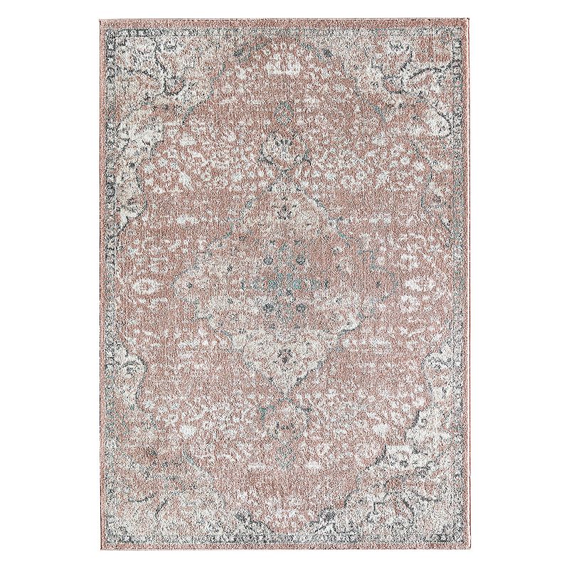 Rugs America Hailey Rug, Pink, 8X10 Ft