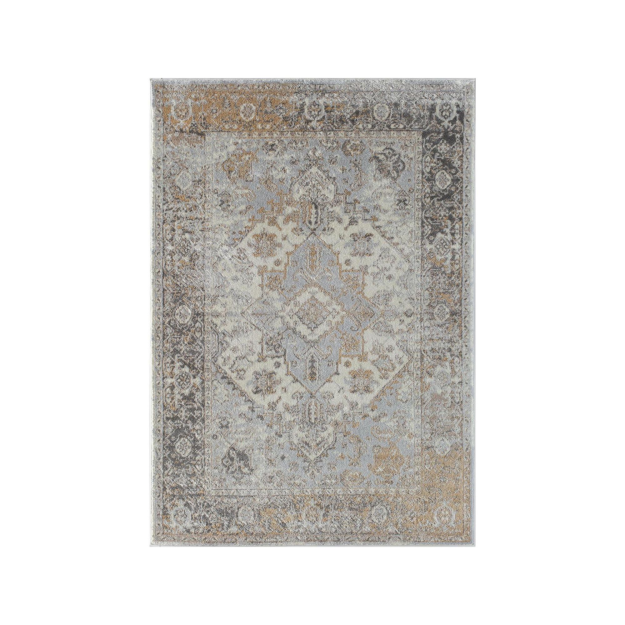 Rugs America Jarden Heirloom Rug, Gray Charm